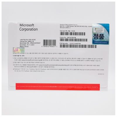 Windows 11 Pro OEM Asli Dengan Dukungan Bahasa Korea