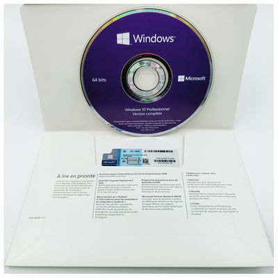 Windows 10 Pro OEM 64Bit System Builder DVD - Multi-Language (Eng/Fr/De/Es/It) Aktivasi Online