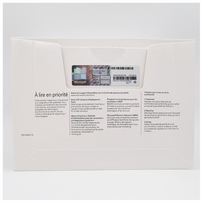 Windows 11 Pro OEM DVD (Perancis) Authentic Microsoft 64-Bit System Builder License Pack