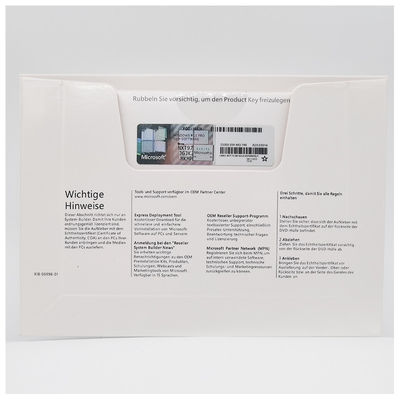 Microsoft Windows 11 Pro Jerman OEM DVD Pack Original 64-bit Kunci Lisensi
