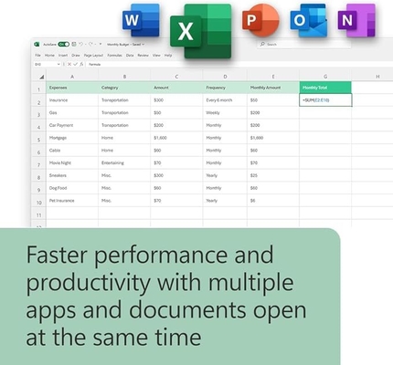 Microsoft Office 2024 Retail Box Key Perpetual Lisensi untuk Windows/Mac