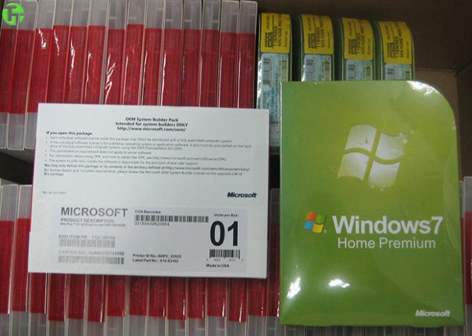 Original 32 Bit x 64 Bit Kotak Ritel Microsoft Windows 7 Pro Untuk Komputer