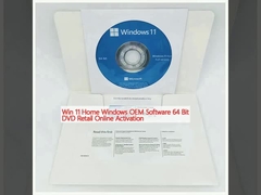 Win 11 Home Windows Perangkat Lunak OEM 64 Bit DVD Retail Aktipasi Online