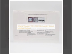 Asli Windows 11 Pro OEM Microsoft Key Dukungan Bahasa Spanyol