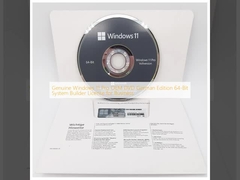 Windows 11 Pro asli DVD OEM Jerman Edisi 64-bit Sistem Pembangun Lisensi untuk Bisnis