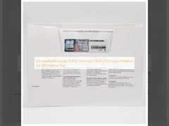 Microsoft Windows 11 Pro Jerman OEM DVD Pack Original 64-bit Kunci Lisensi