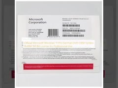 Microsoft Windows 11 Pro resmi DVD Jerman OEM System Builder Lisensi 64-bit untuk penggunaan profesional